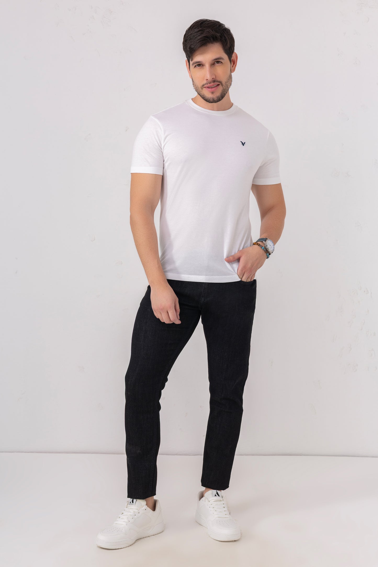Midnight Armor – Jet Black Slim Fit Jeans for Men