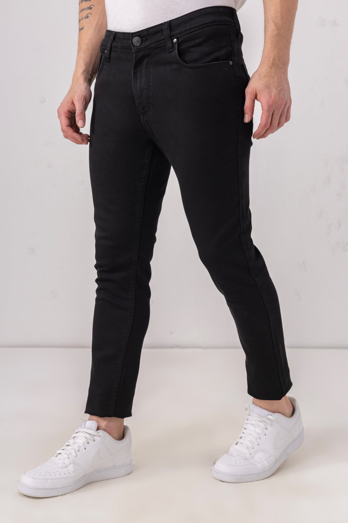 Jet Black PowerFlex Denim – Ultra Stretch Skinny Fit Jeans