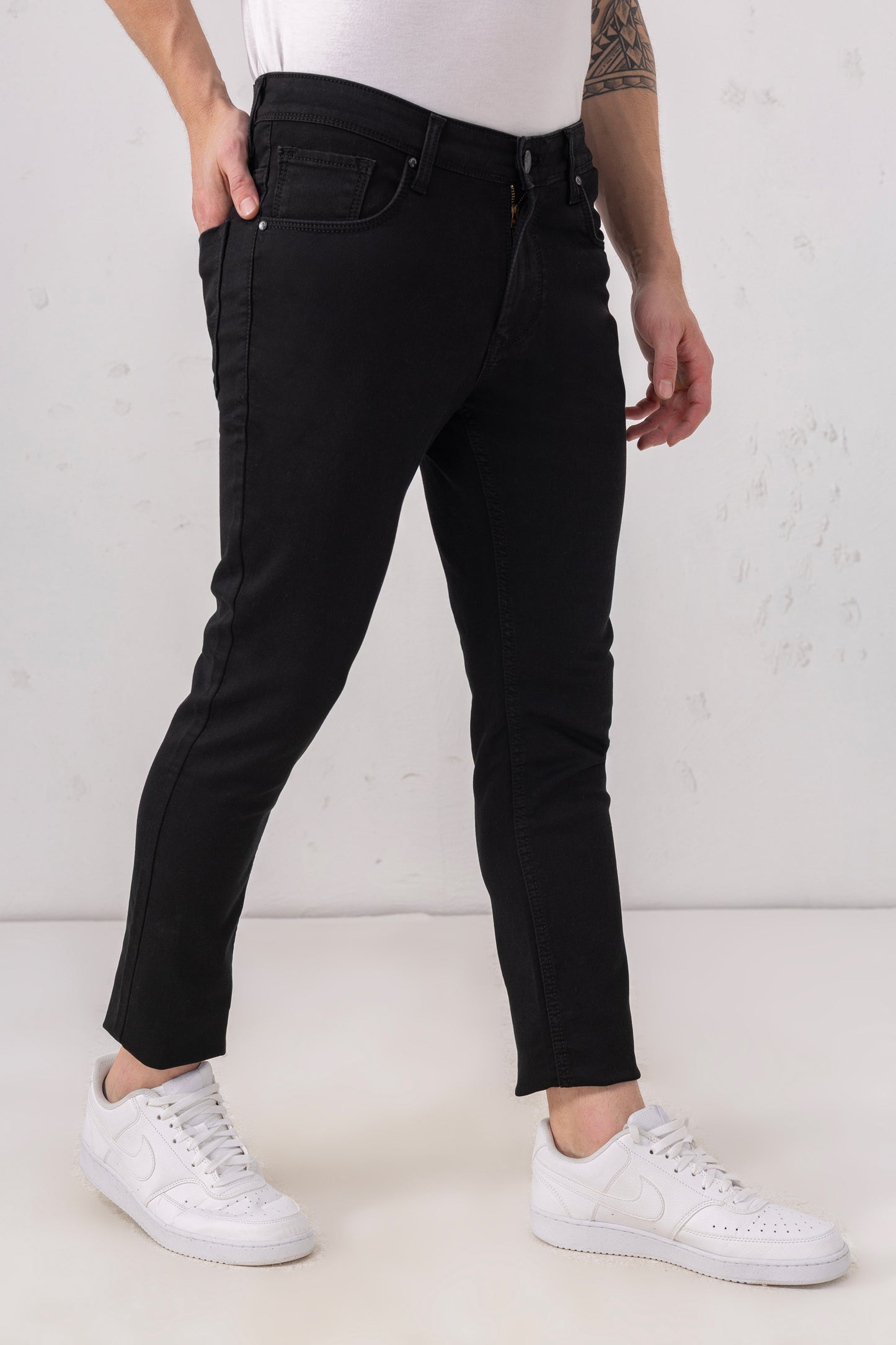 Jet Black PowerFlex Denim – Ultra Stretch Skinny Fit Jeans