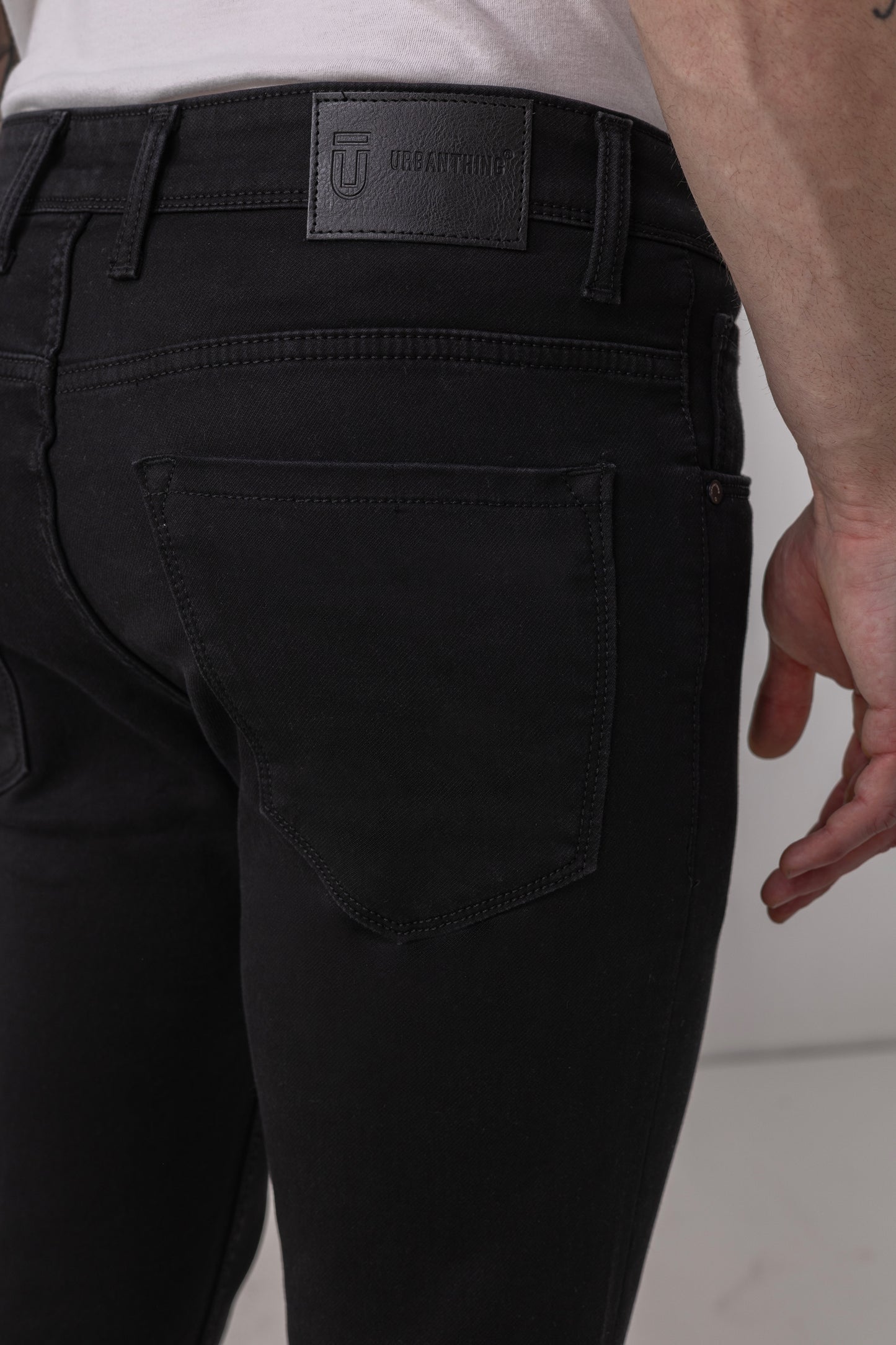 Jet Black PowerFlex Denim – Ultra Stretch Skinny Fit Jeans