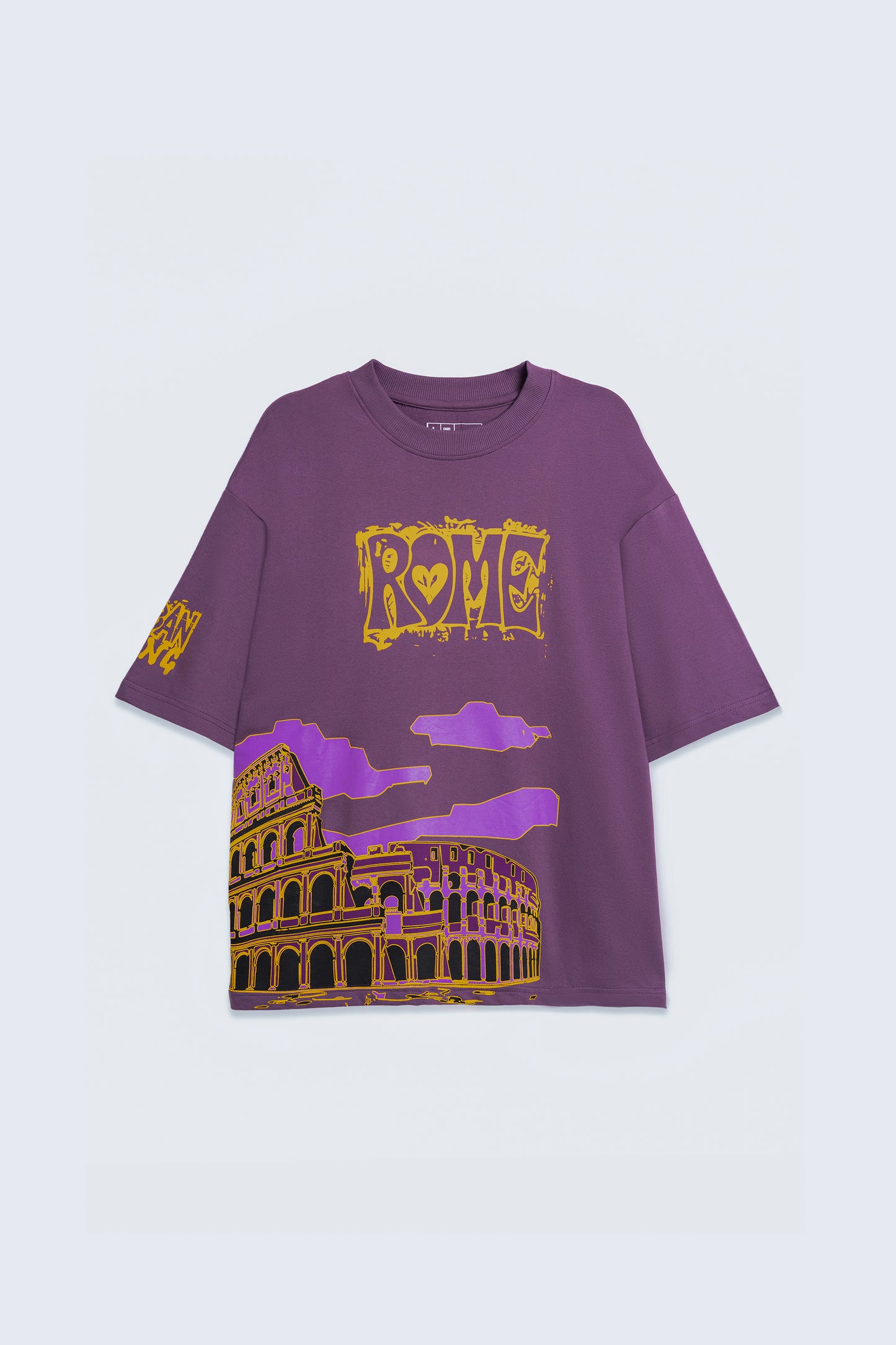 Rome Print Oversized T-Shirt