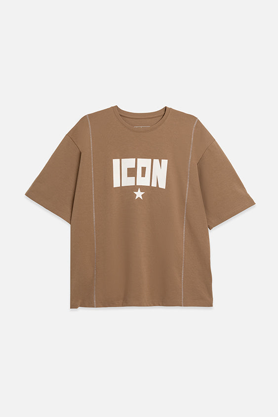 Icon Graphic Oversized T Shirt