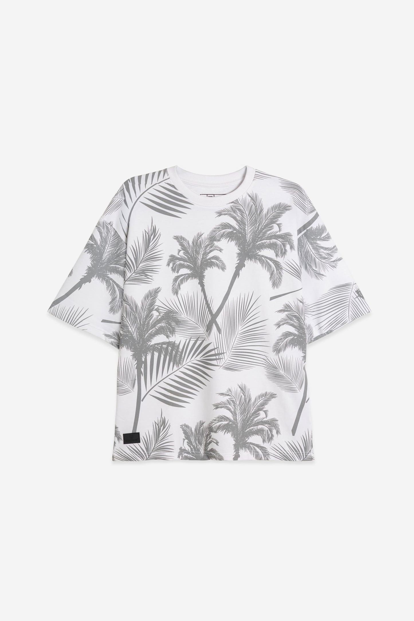 Palm Print All Over Oversized Tee