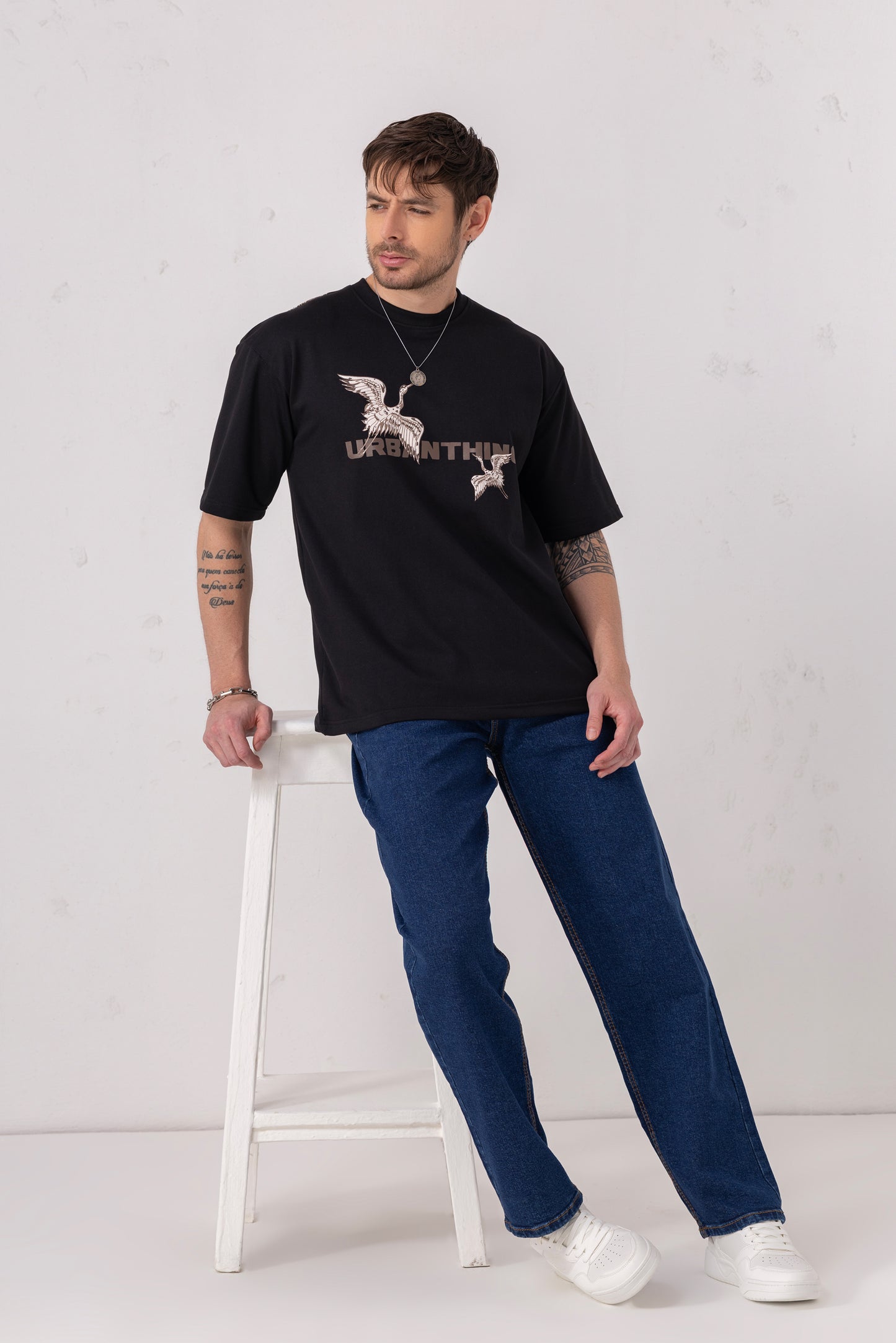 Urban Wing Graphic Oversized Tee