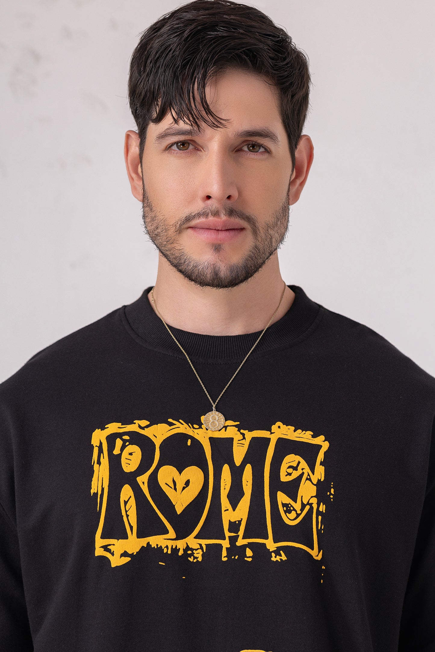 Rome Print Oversized T-shirt