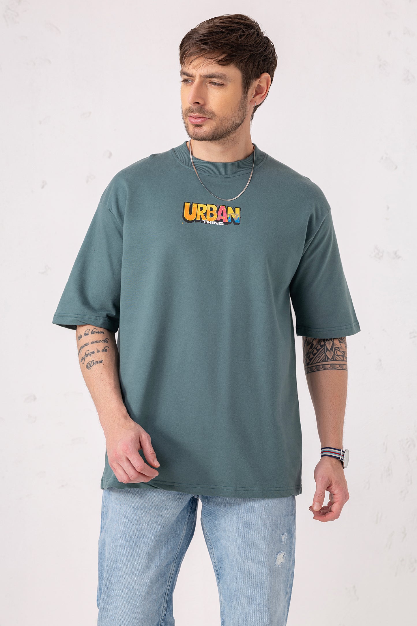 Cactus Graphic Oversized Tee