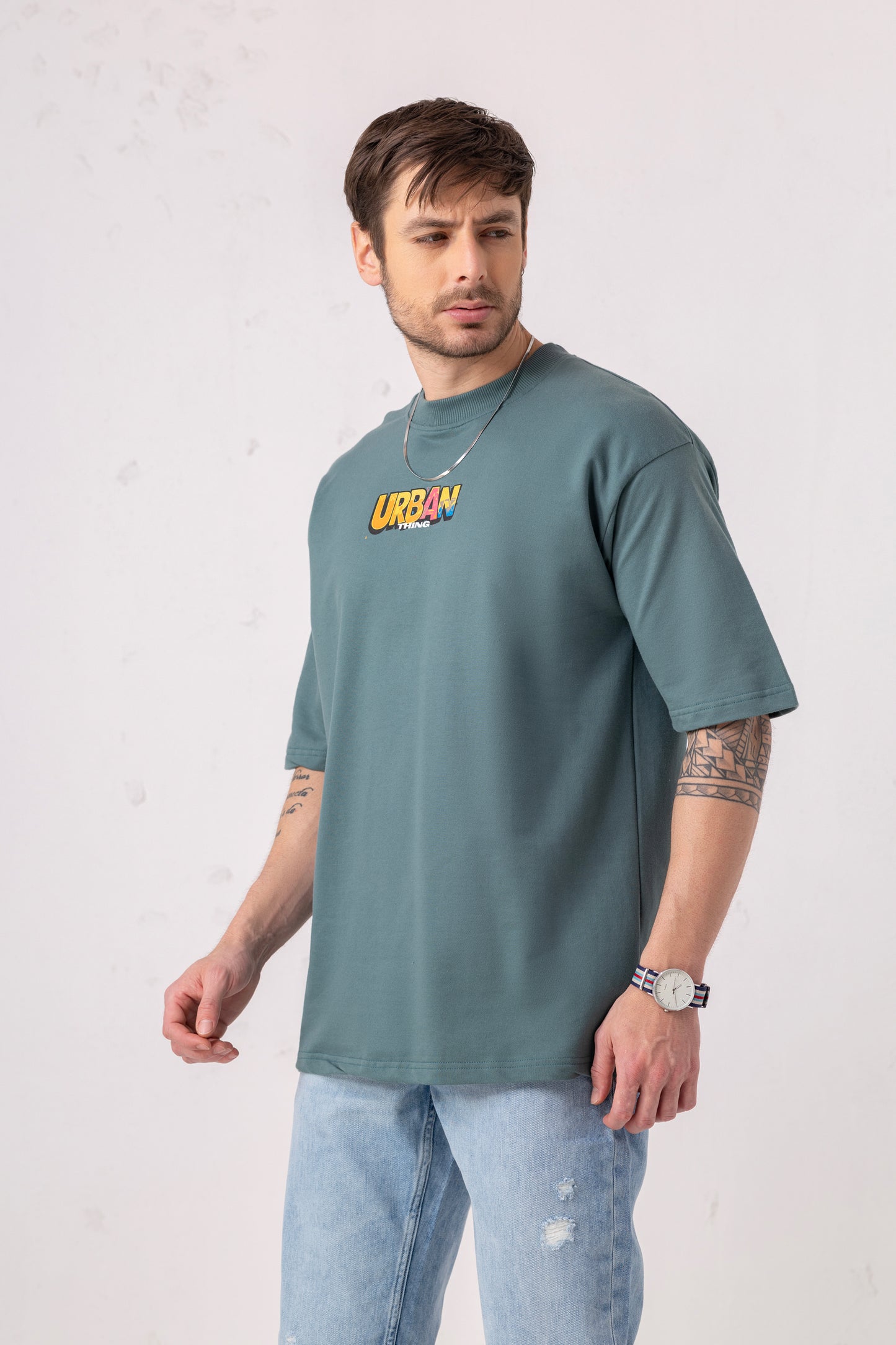 Cactus Graphic Oversized Tee
