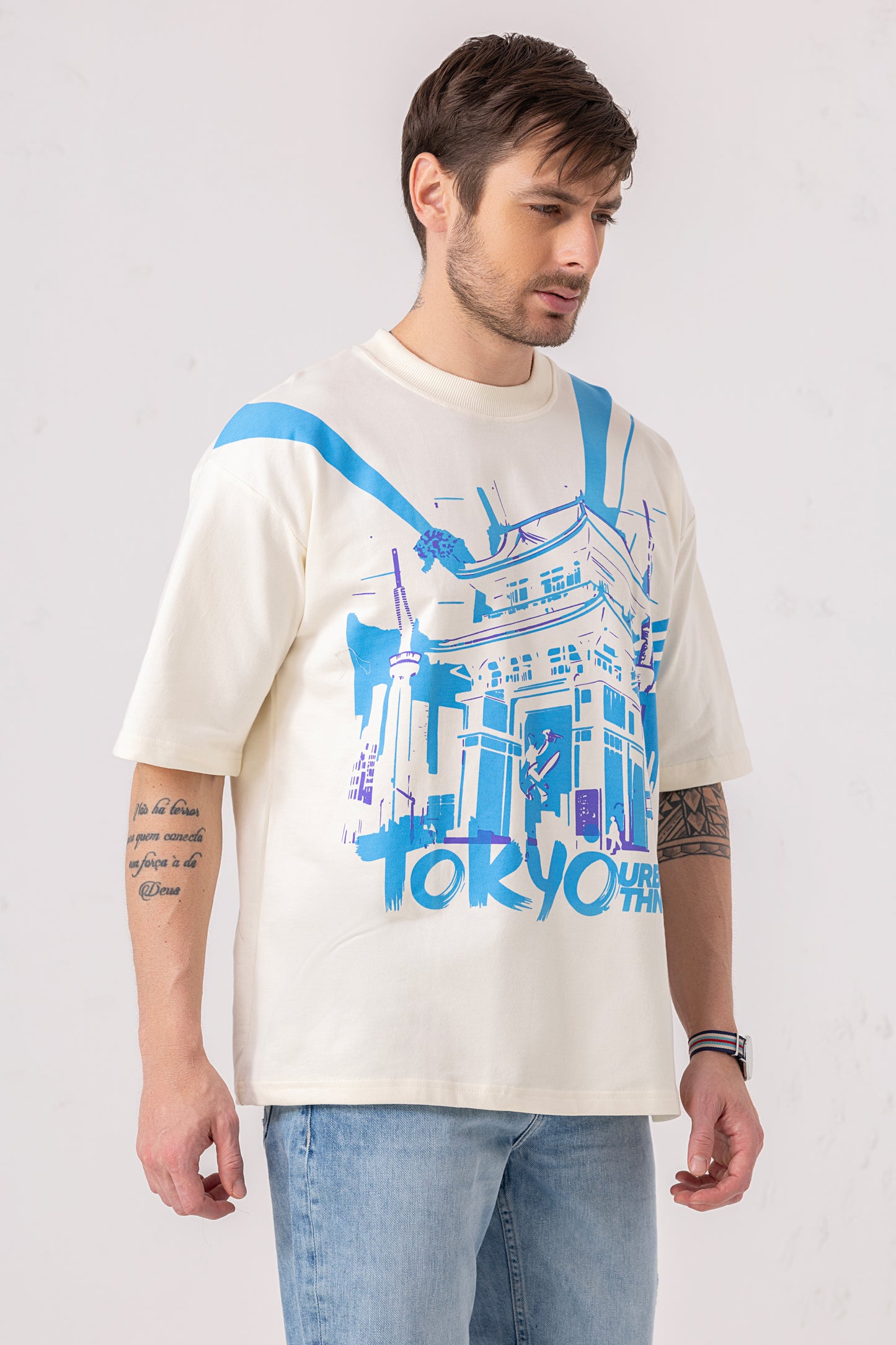 Tokyo Oversized Print Tshirt