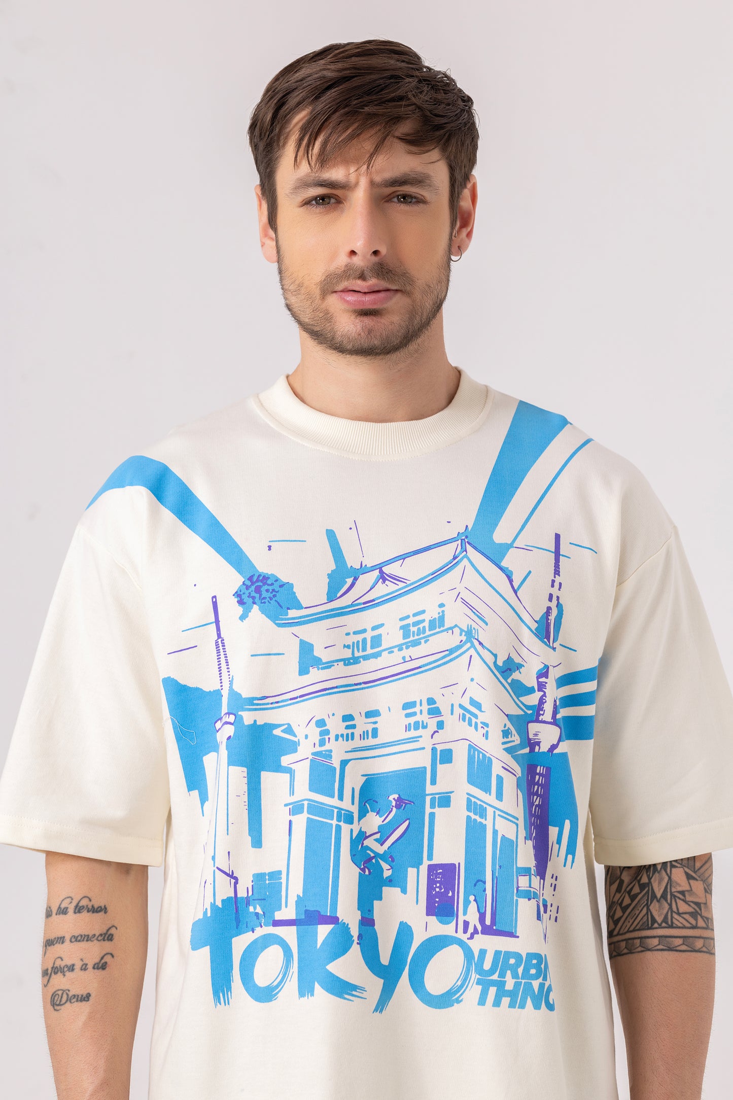 Tokyo Oversized Print Tshirt