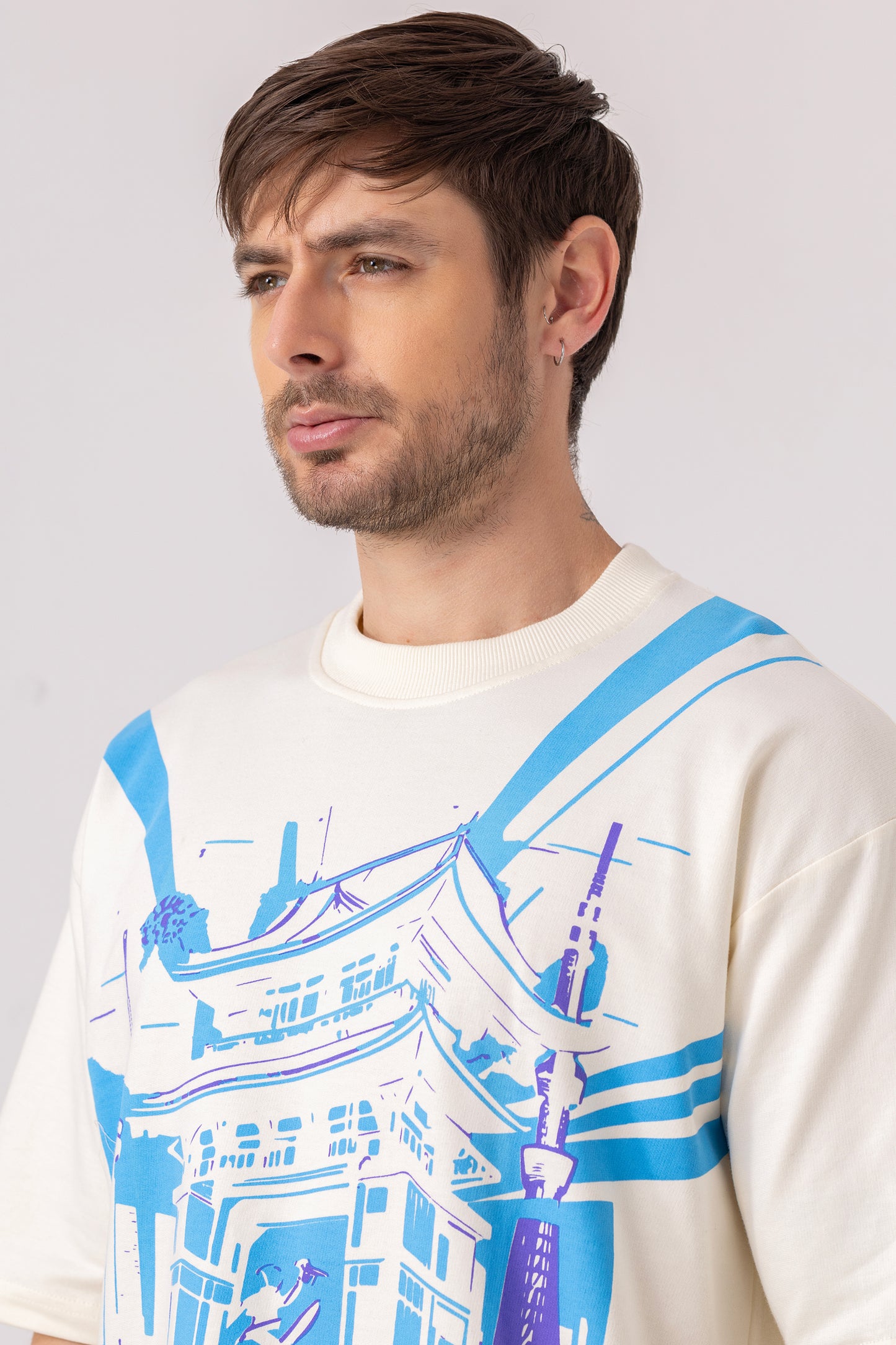 Tokyo Oversized Print Tshirt