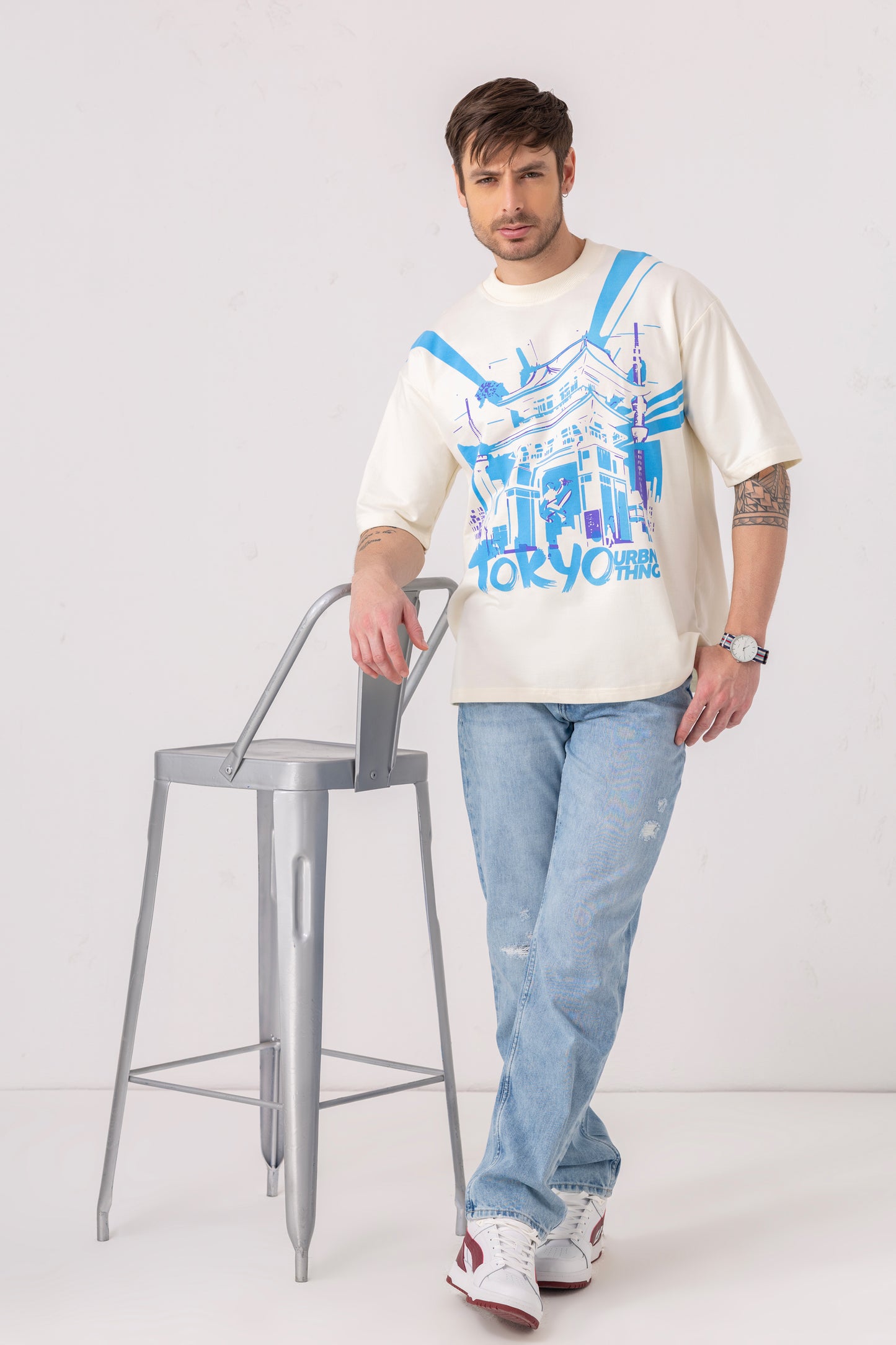 Tokyo Oversized Print Tshirt