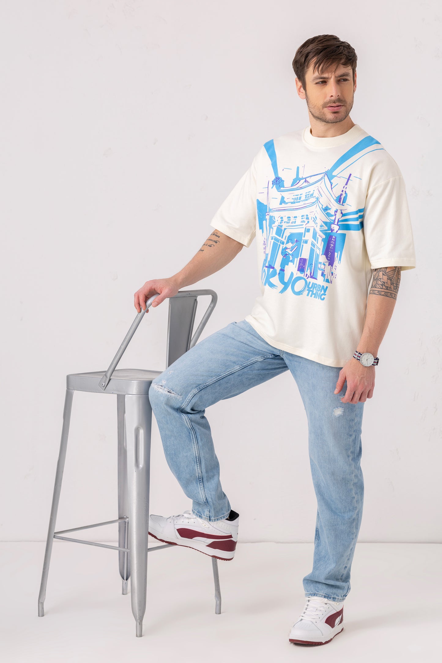 Tokyo Oversized Print Tshirt