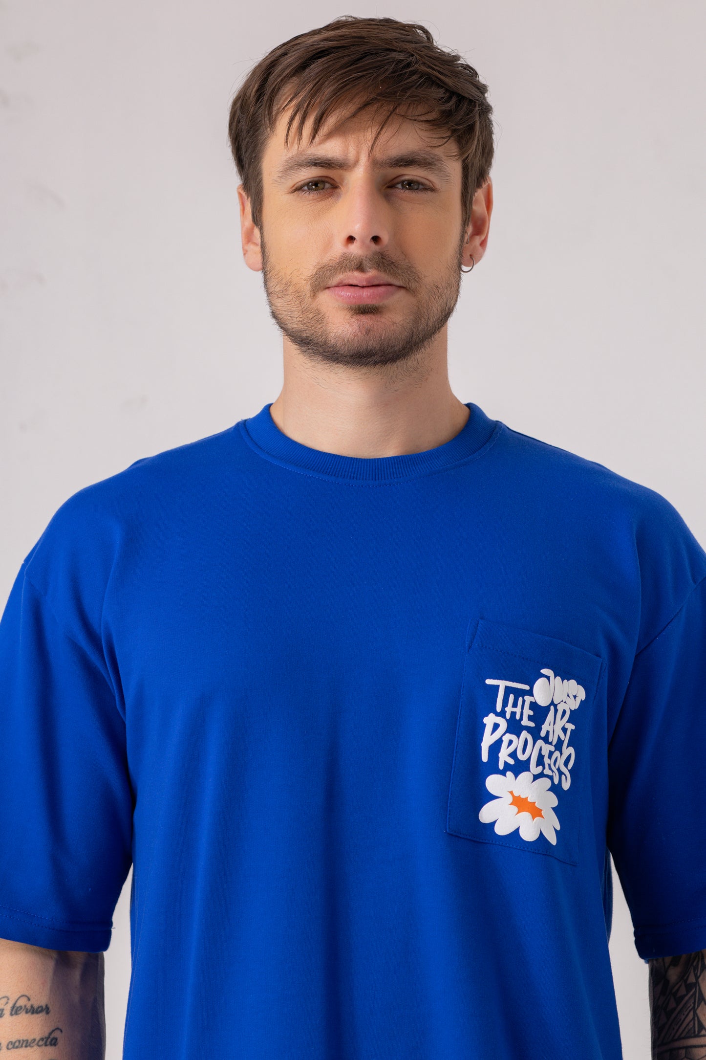 Oversized Graphic Pocket Tee