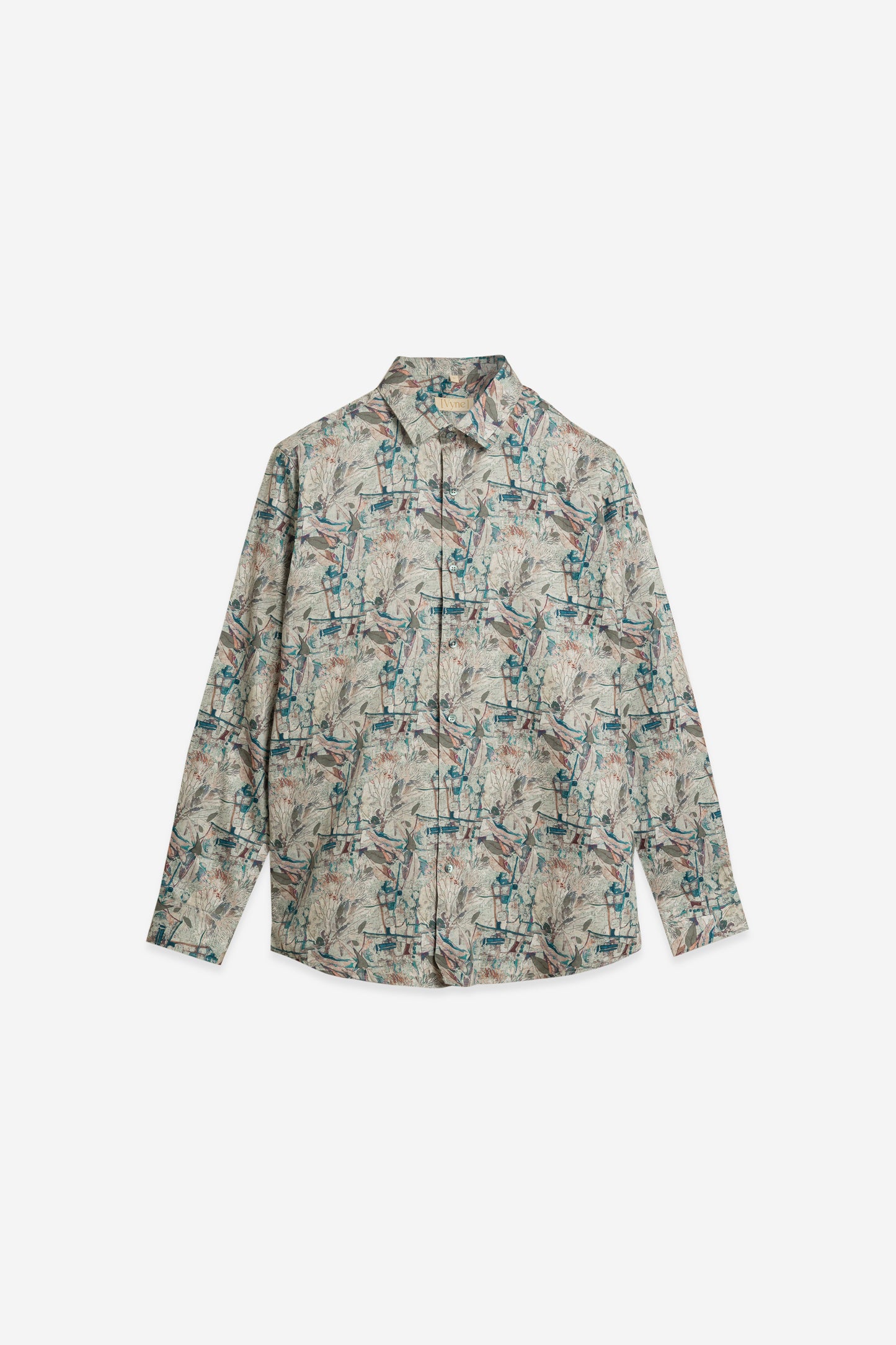 Botanical Elegance 100% Cotton Shirt. Vyne by Urban Thing.