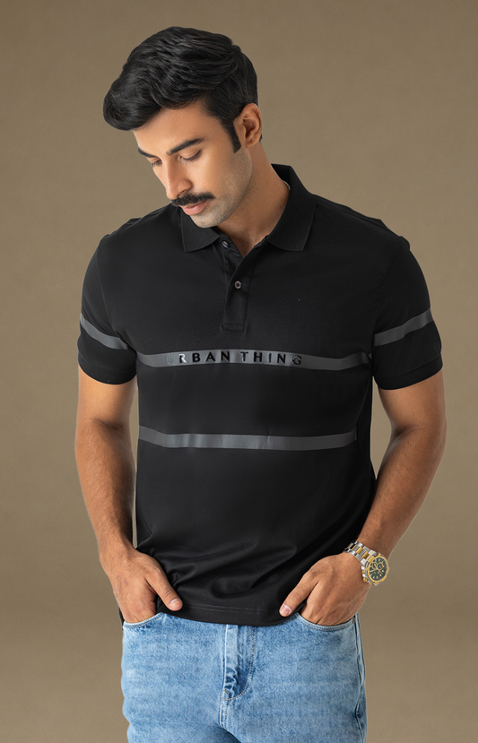 Jet Stripe Polo