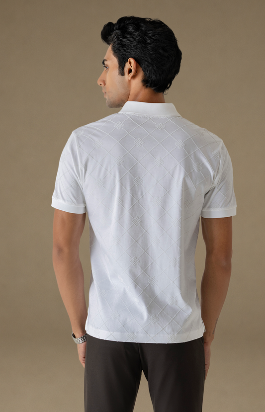 Ivory Flock Polo
