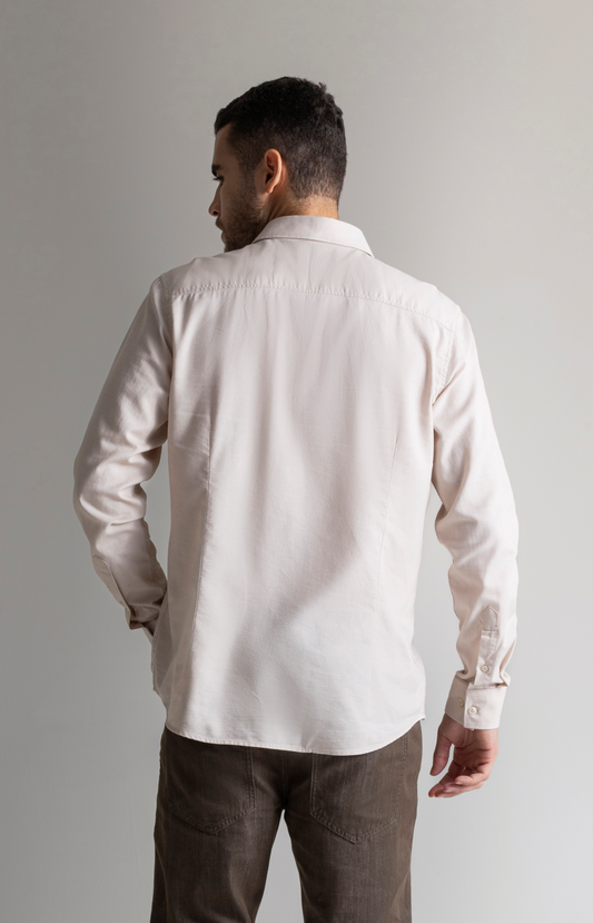 Beige Tri-Blend Shirt