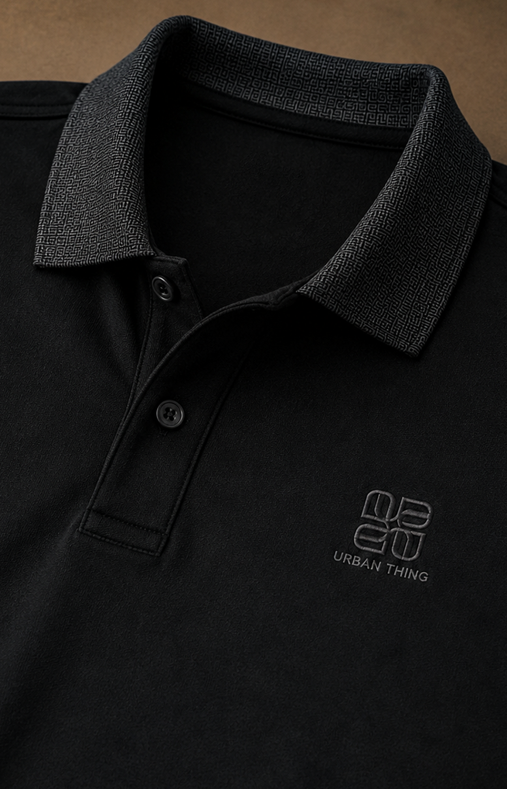 Noir Structured Polo