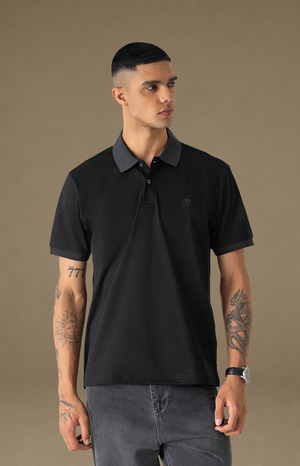 Noir Structured Polo