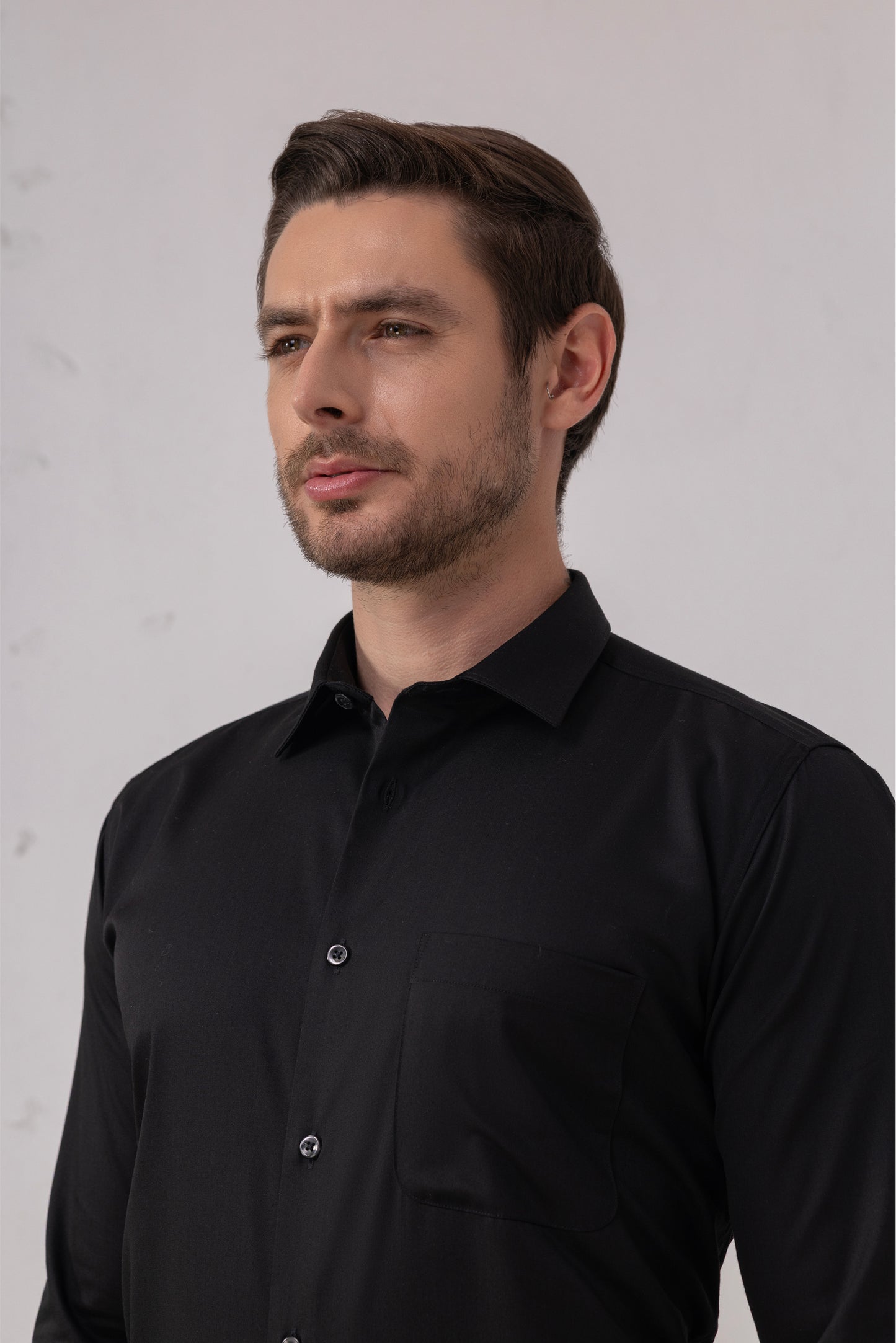 Black Premium Blend Formal Shirt