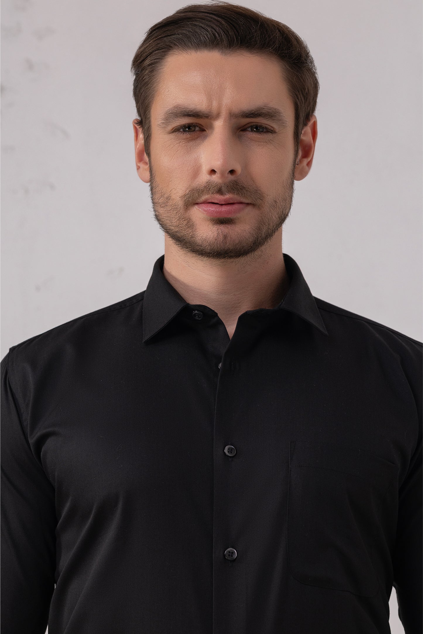 Black Premium Blend Formal Shirt