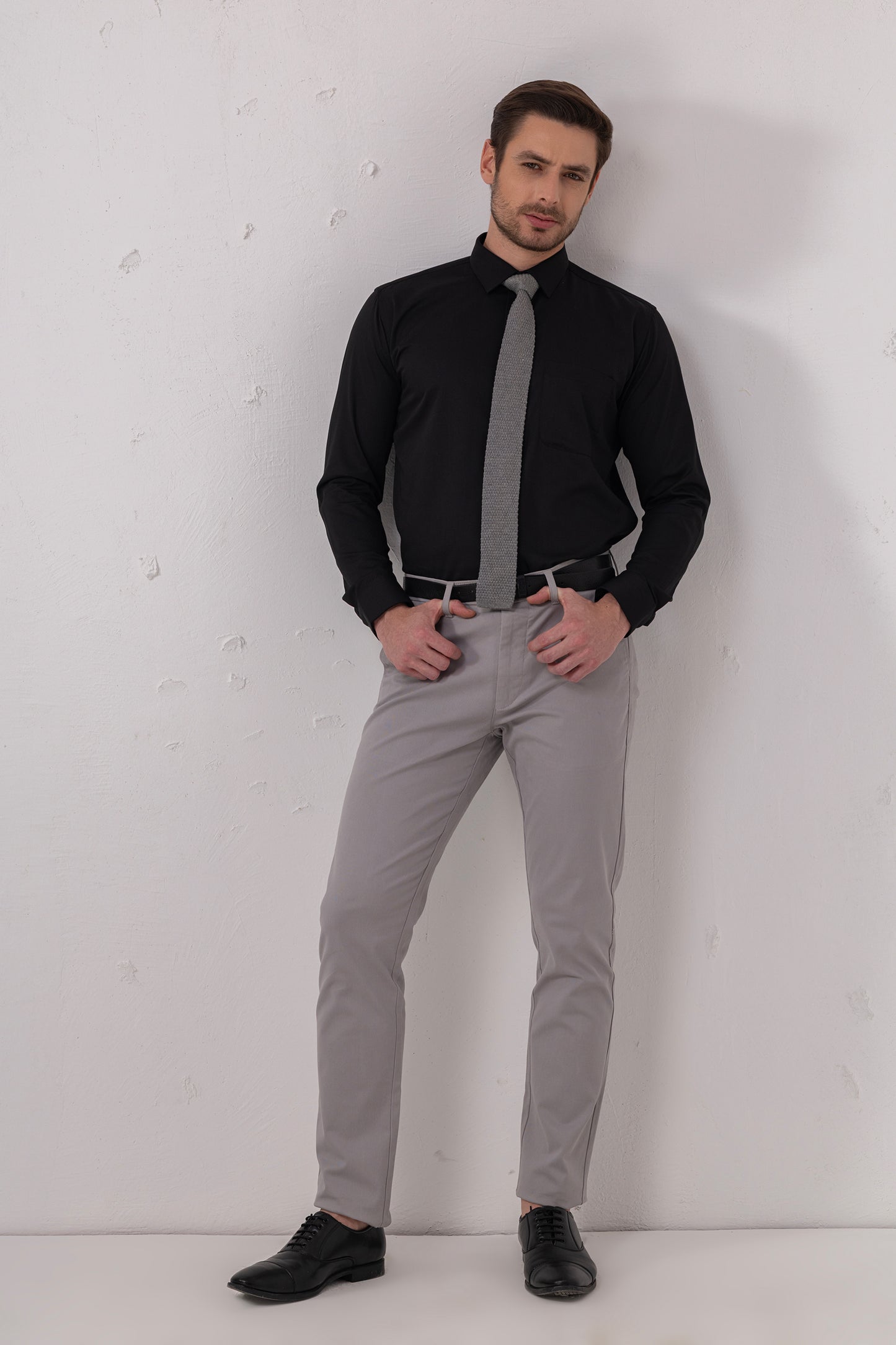 Black Premium Blend Formal Shirt