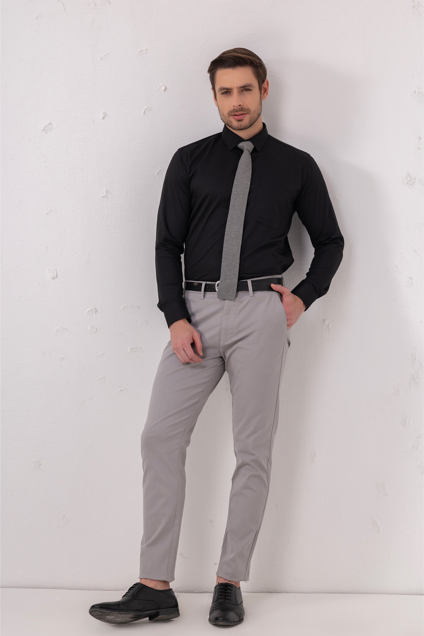 Black Premium Blend Formal Shirt