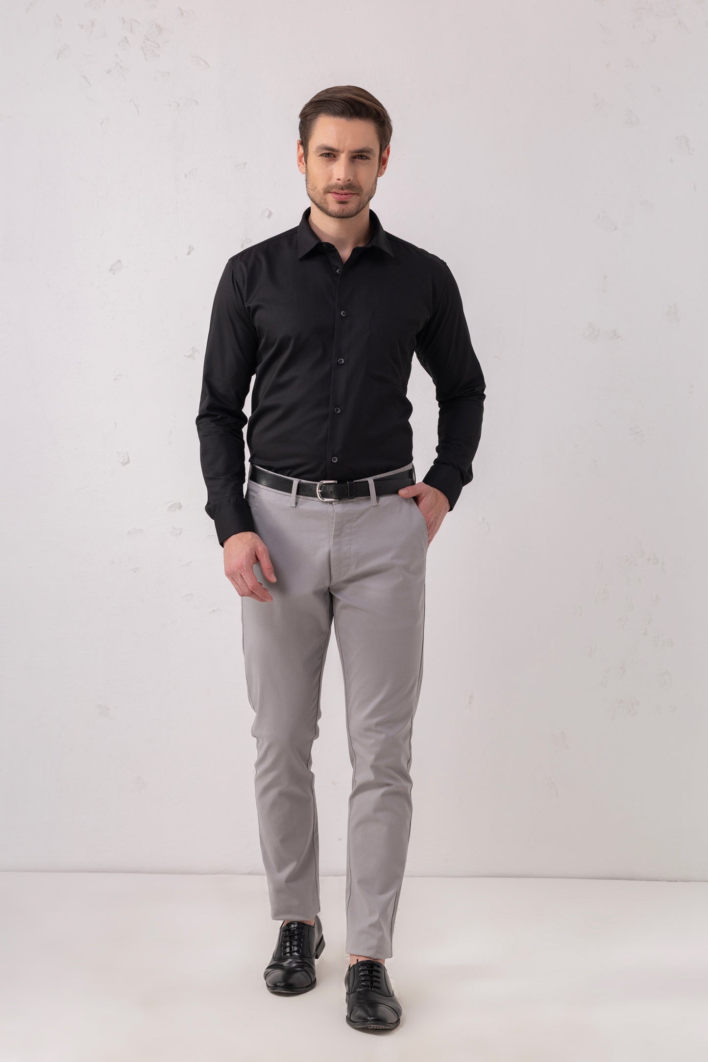 Black Premium Blend Formal Shirt