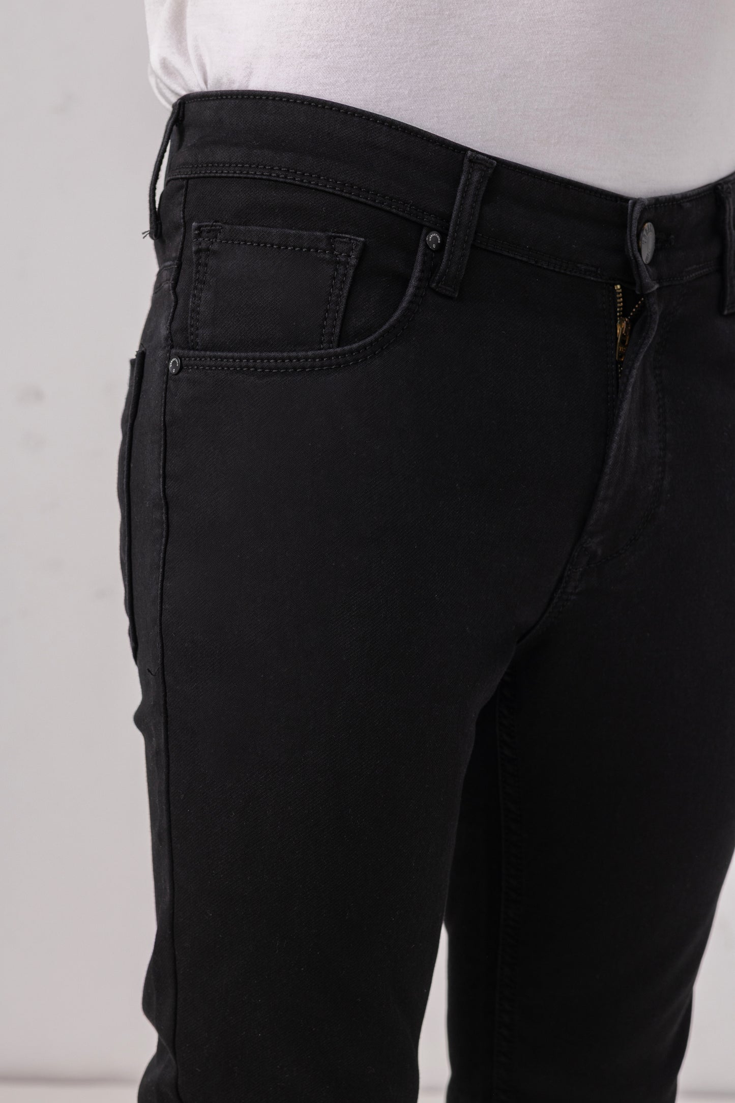 Jet Black PowerFlex Denim – Ultra Stretch Skinny Fit Jeans