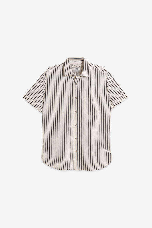 Half Sleeve Striped Shirt – 100% Cotton