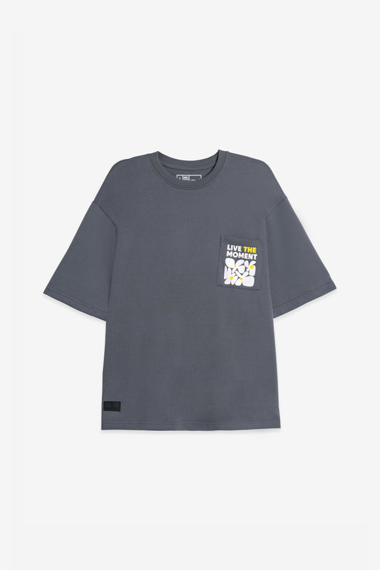 Oversized Graphice Pocket Tee