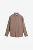 Mauve Casual Pure Linen Shirt