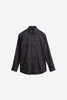 Satin Geometric Shirt – Black & Grey. Vyne by Urban Thing.
