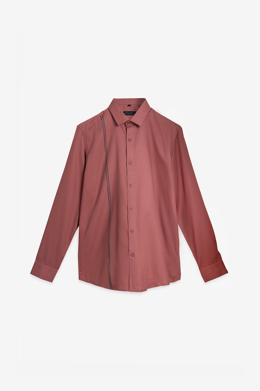 Premium Coral Dobby Weave Shirt. Vyne by Urban Thing.