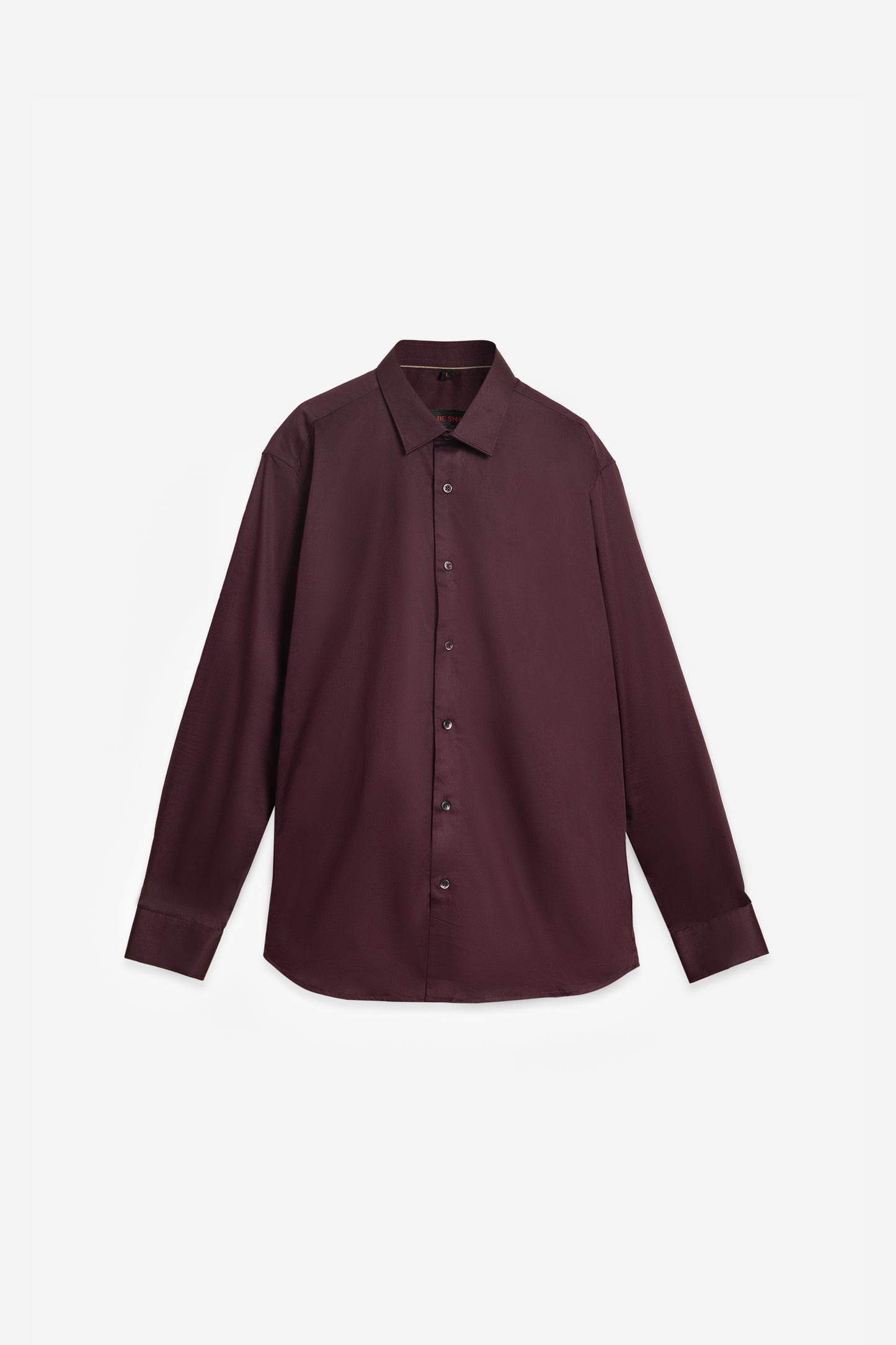 Burgundy Flat Weave Formal Shirt – BE SHARP by Urban Thing