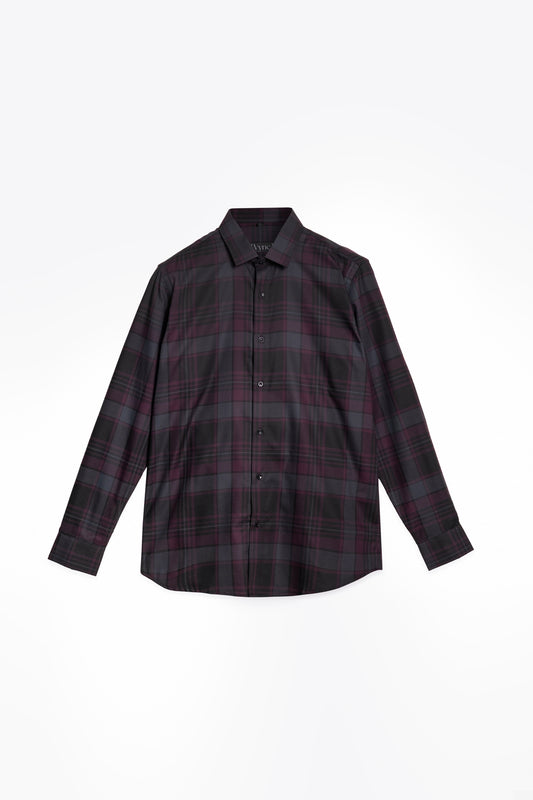 Heritage Innovation Cotton Dobby Plaid Check Shirt. Vyne by Urban Thing.