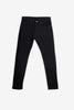 Urban Thing Men’s Jet Black Clean Look Stretch Denim Jeans