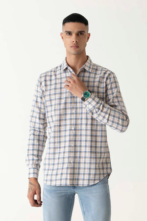 Khaki Check Shirt