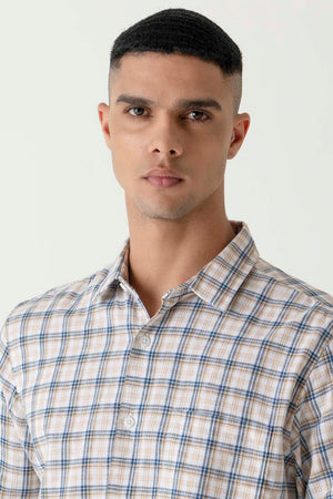 Khaki Check Shirt