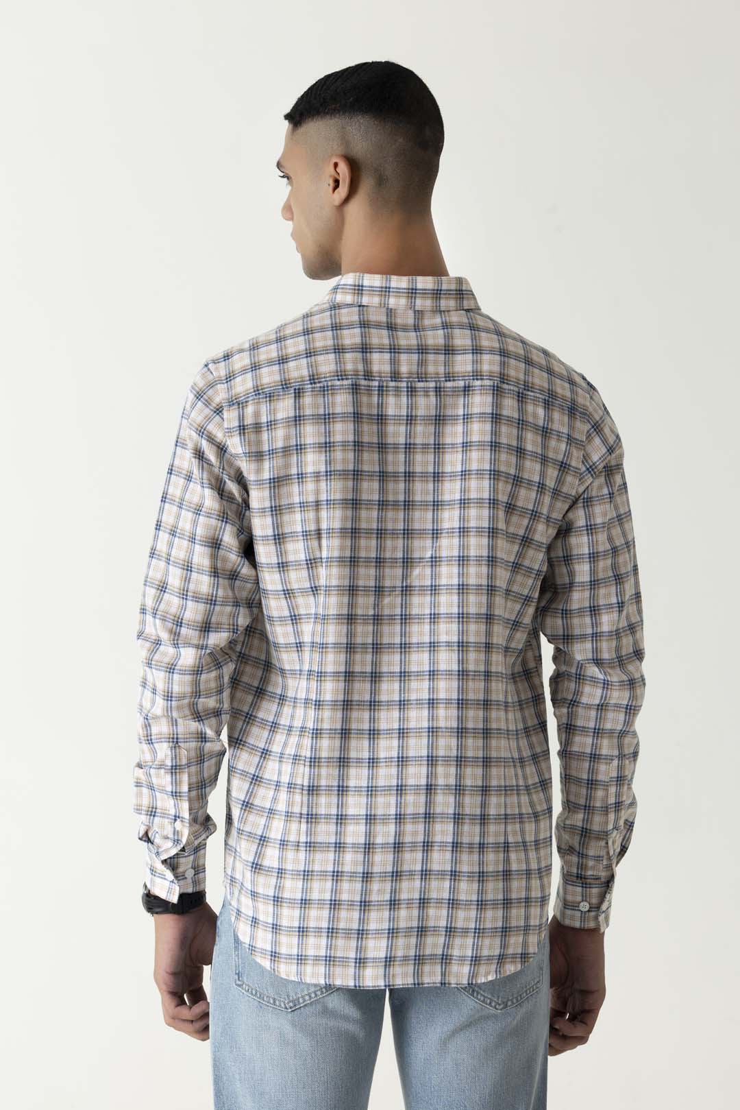 Khaki Check Shirt