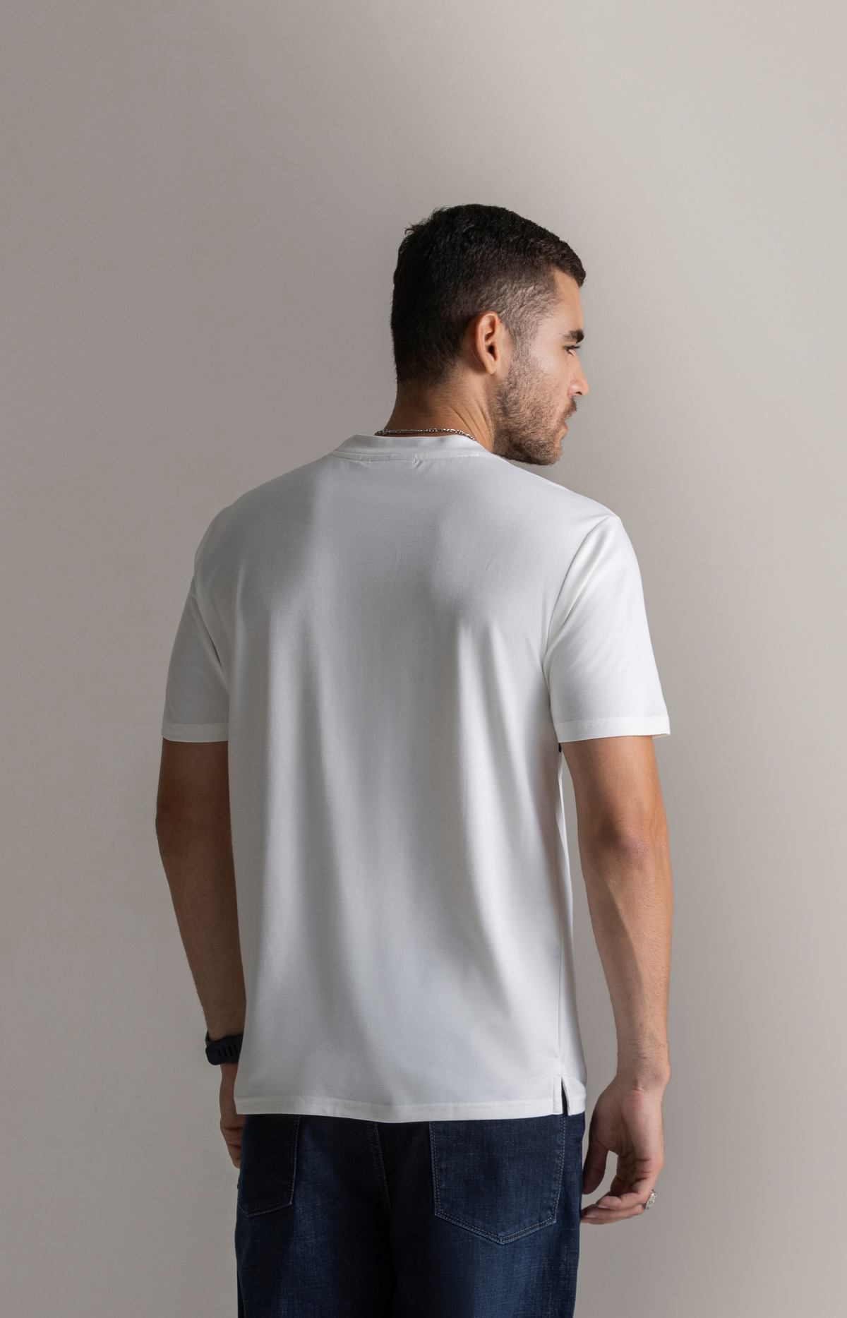 White Print Tee