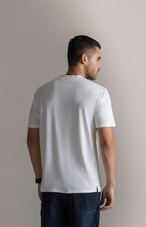 White Print Tee