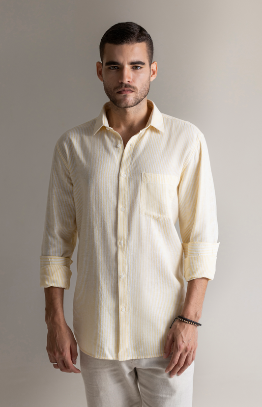 Yellow Striped Shirt