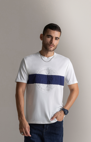 White Print Tee