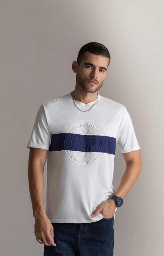 White Print Tee
