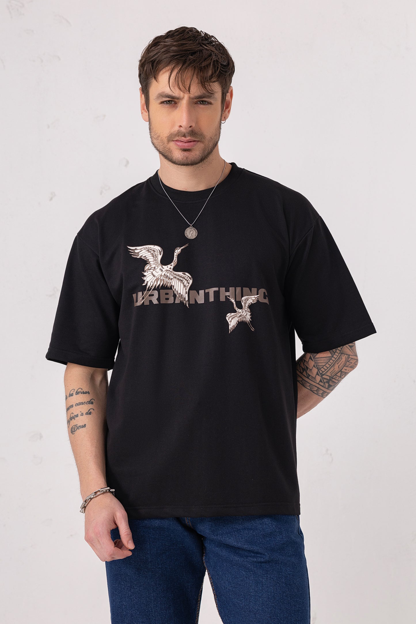 Urban Wing Graphic Oversized Tee