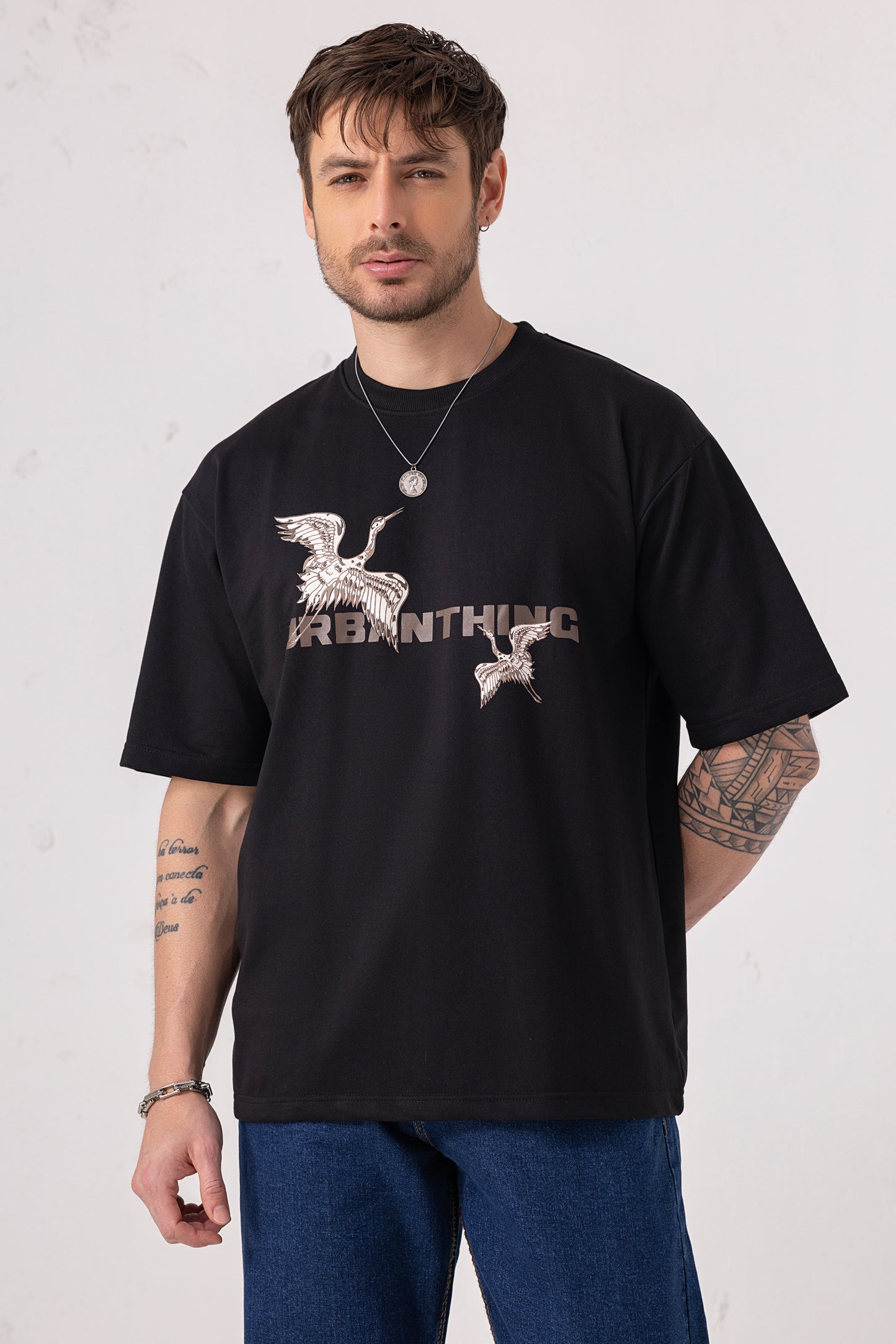 Urban Wing Graphic Oversized Tee