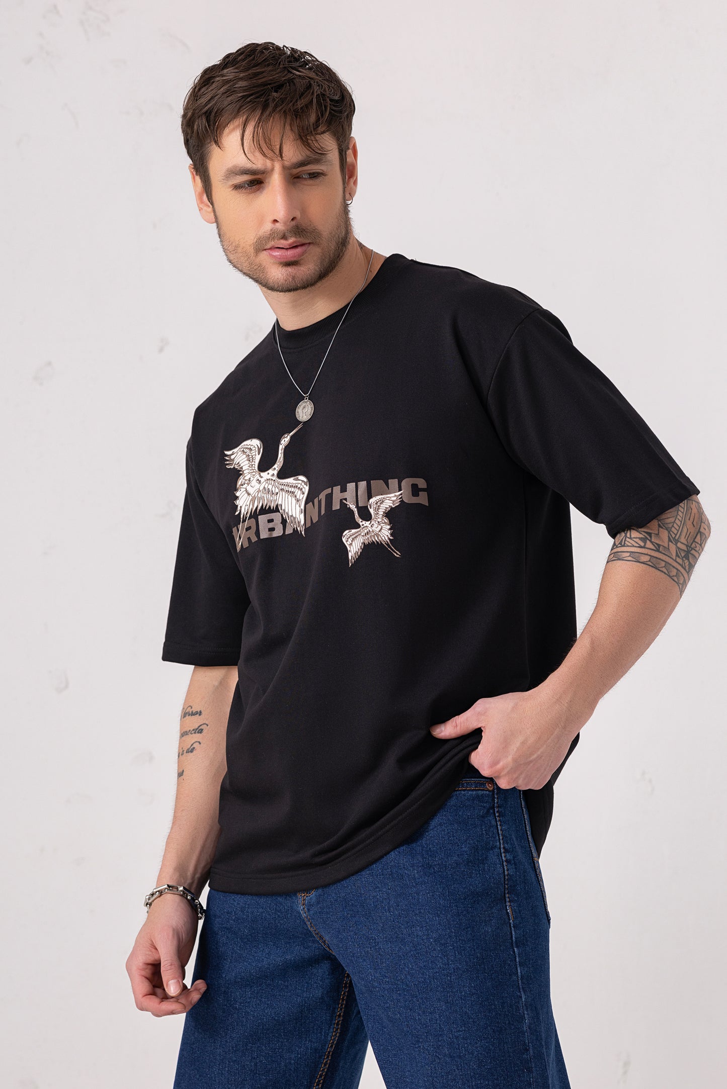 Urban Wing Graphic Oversized Tee