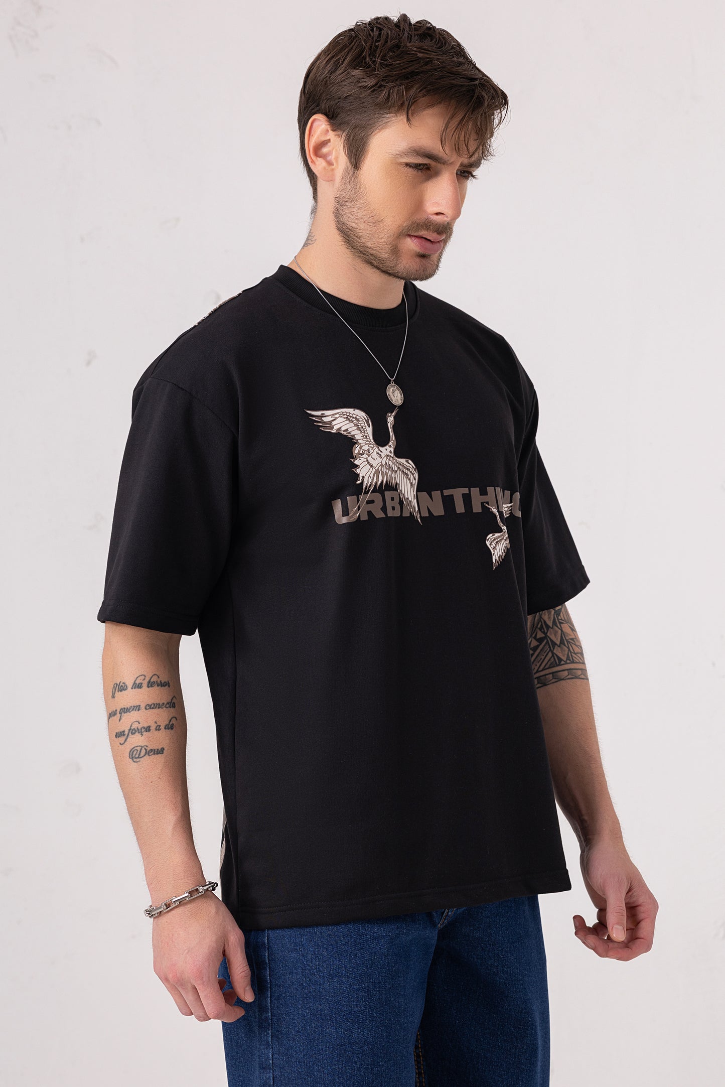 Urban Wing Graphic Oversized Tee