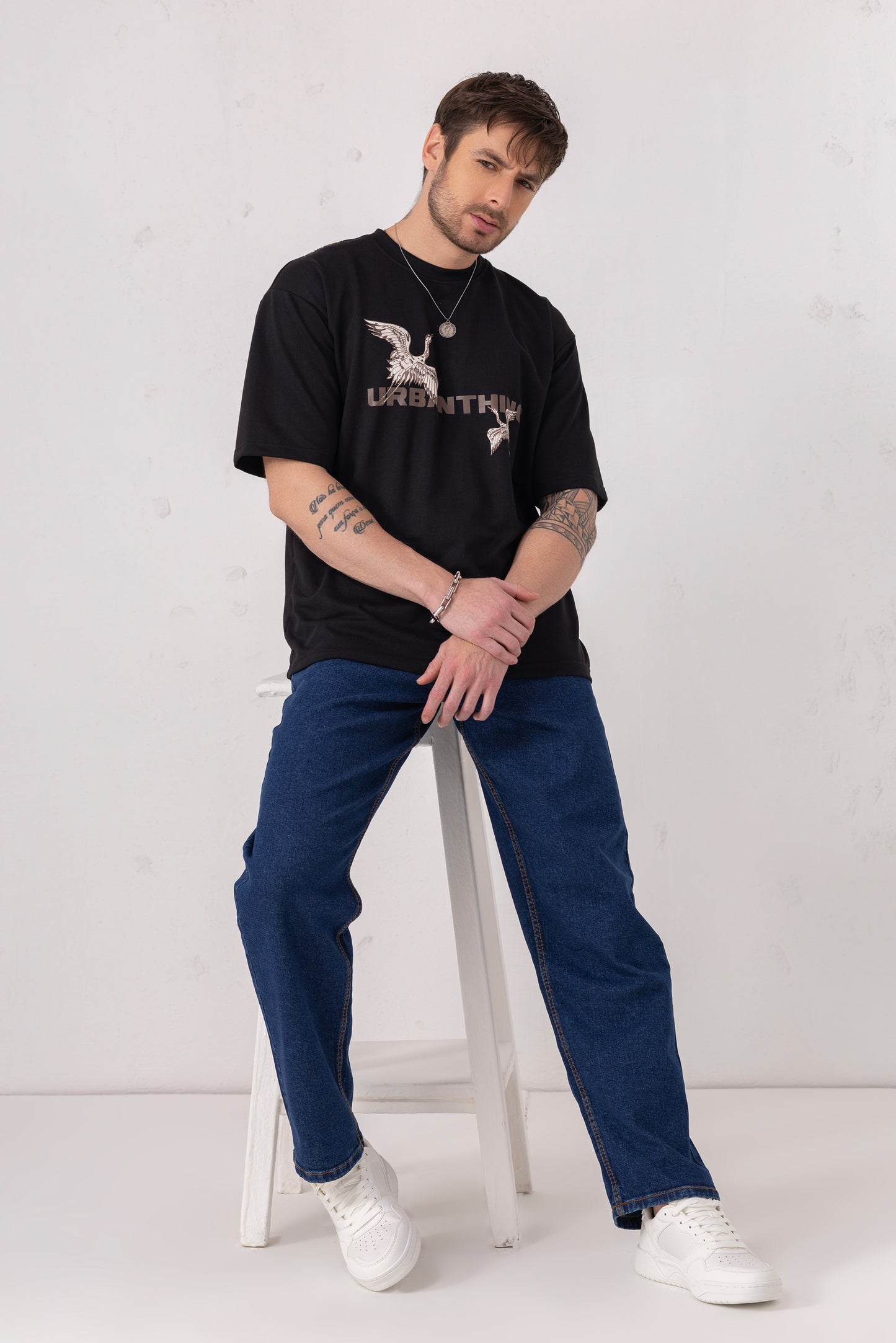 Urban Wing Graphic Oversized Tee